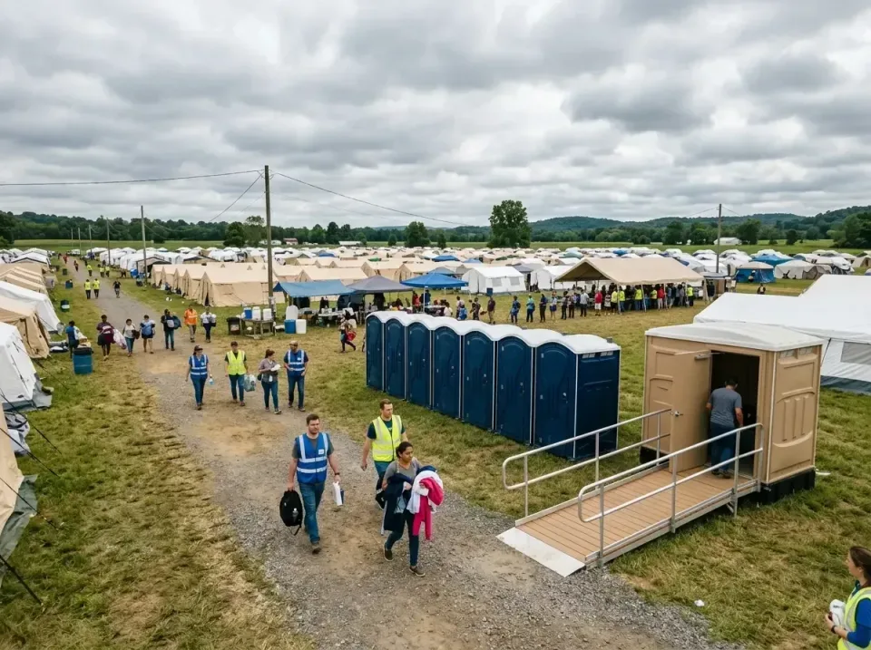 disaster-relief-camp-restrooms-010 — frequently asked questions, Dumpster & Portable Bathrooms Rental in Wildwood, MO